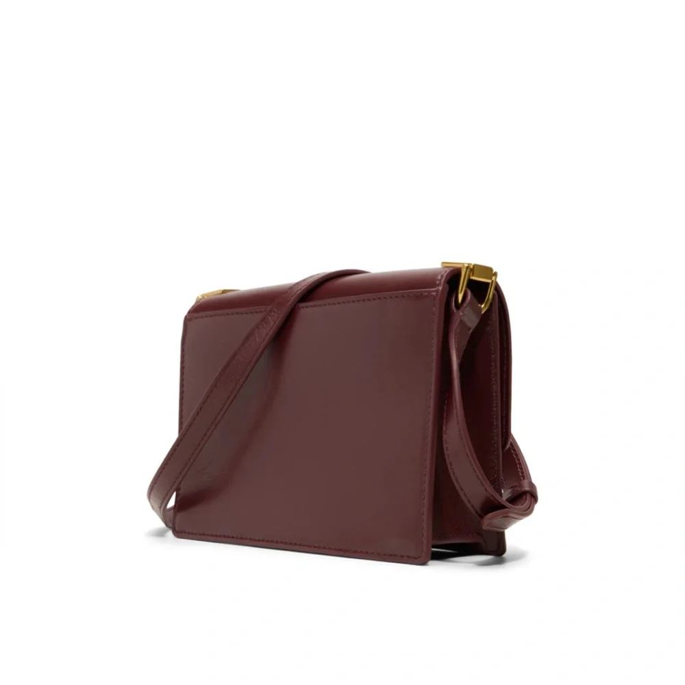 Ted Baker Rosalie Crossbody Bag – Burgundy with Gold Knot Hardware - Picture 3 of 16